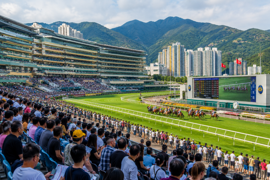 沙田馬場1978年啟用香港最大體育設施賽馬場